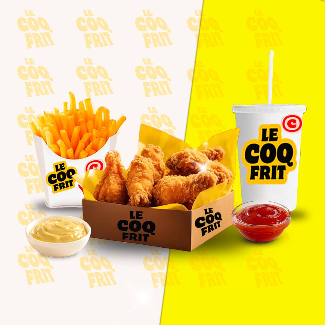 MENU LE COQ FRIT ⚡BUCKET SOLO WINGS
