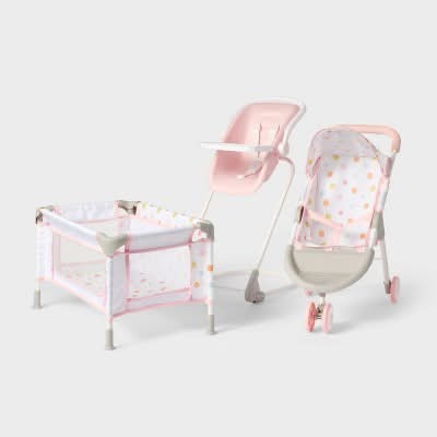 Gigglescape Nursery Baby Doll Playset For 2+ Age, 14 in - 16in, Assorted (4 ct)