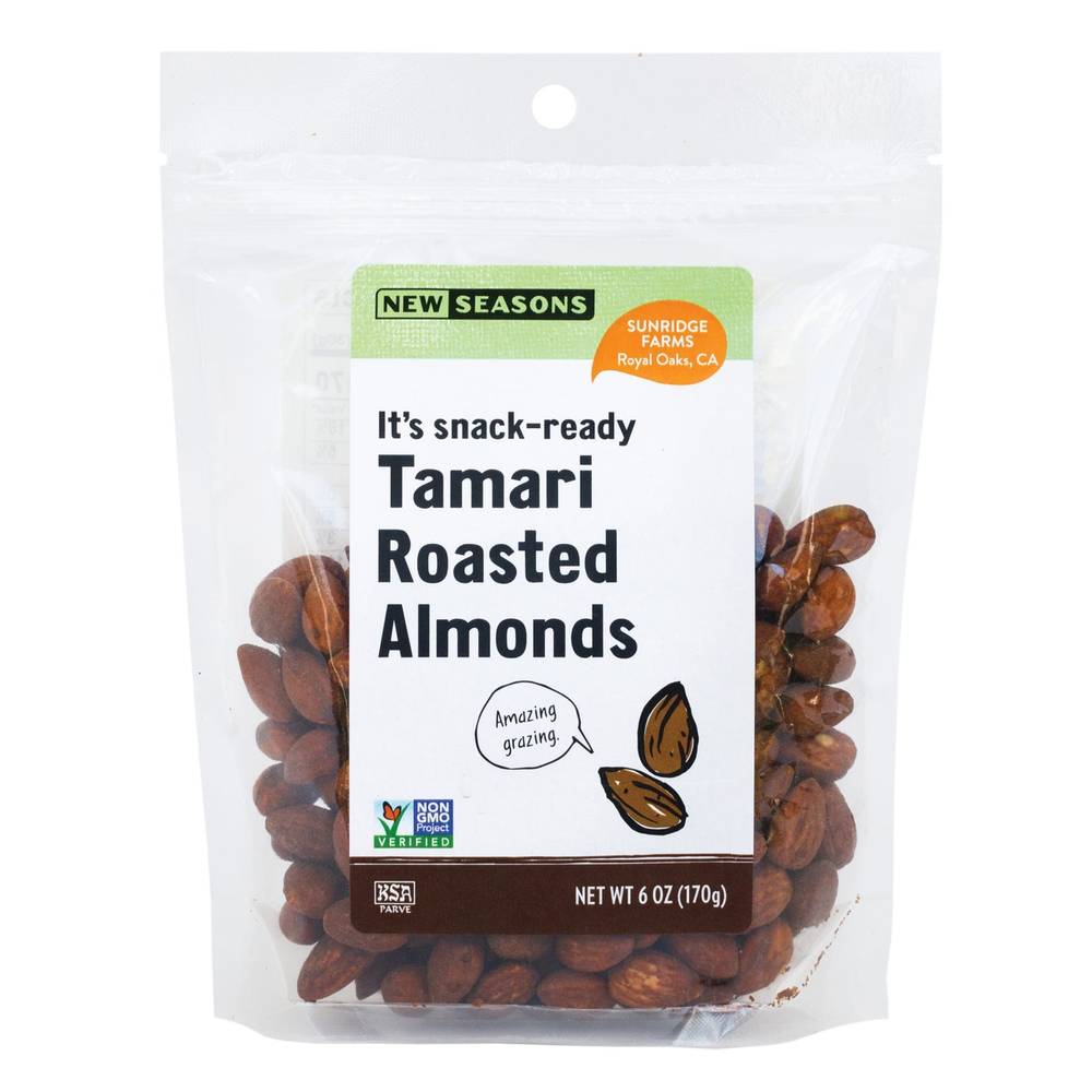 New Seasons Market Tamari Roasted Almonds (6 oz)