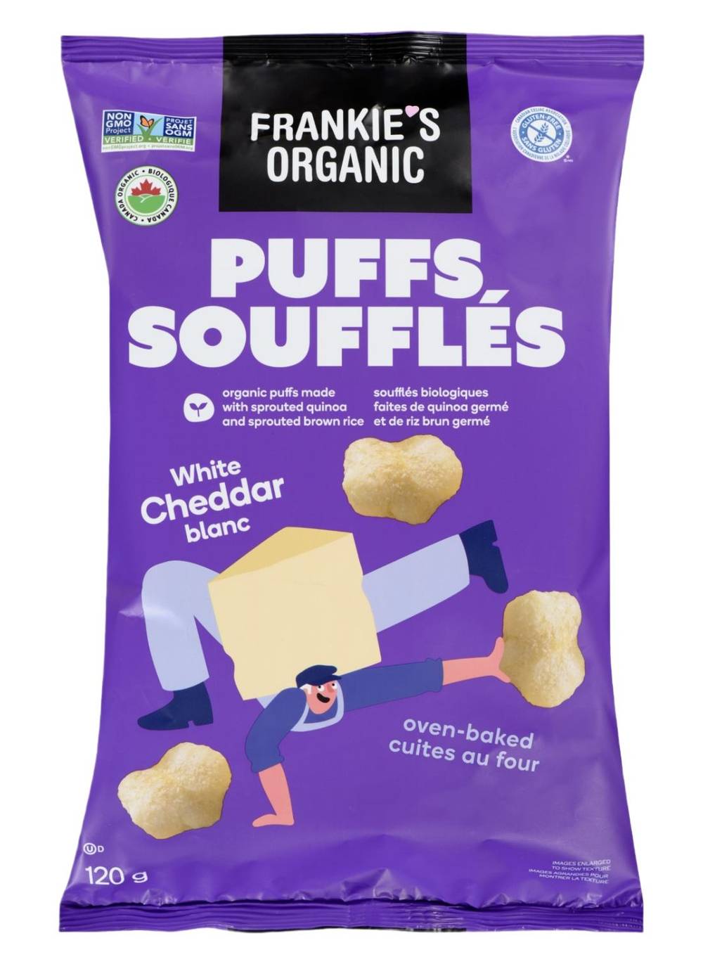 Frankie’s White Cheddar Organic Clouds (120 g)