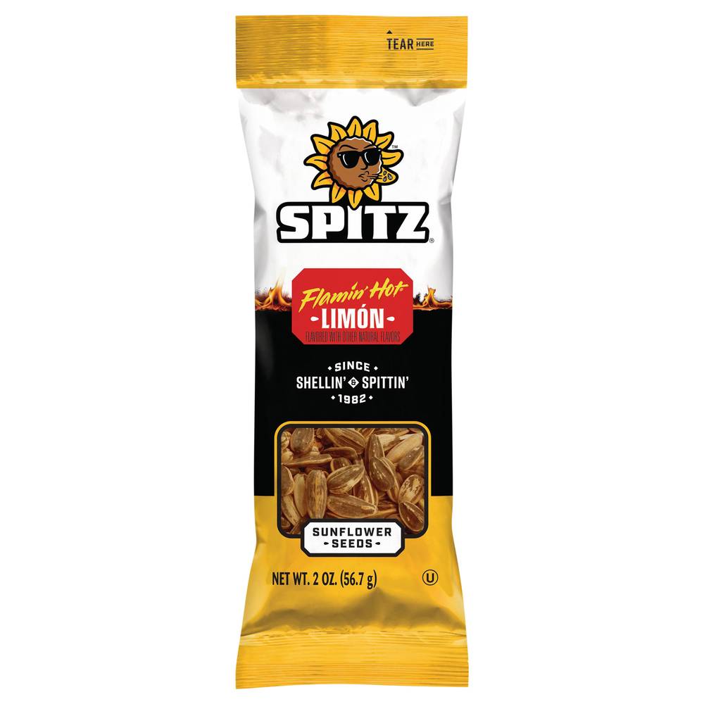 Spitz Flamin Hot Sunflower Seeds (limon)