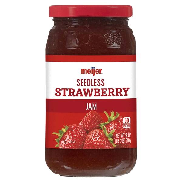 Meijer Seedless Strawberry Jam (18 oz)
