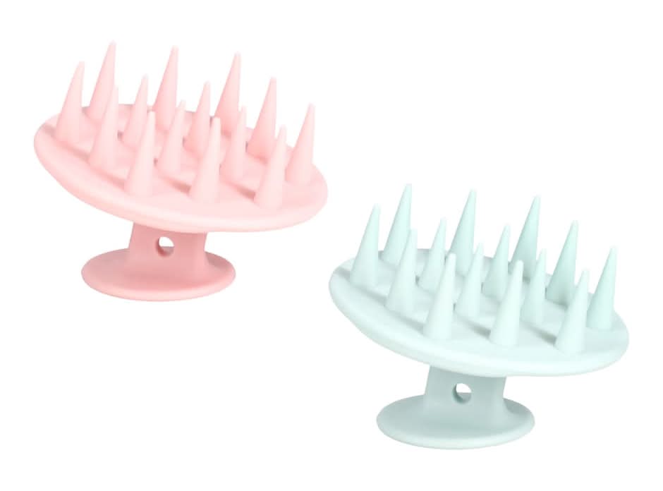 b.pure April Bath and Shower Shampoo Brush, 1-ct.