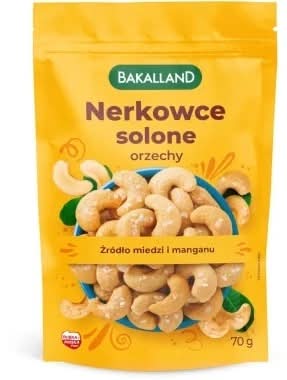 Orzechy Bakalland Nerkowce solone 70g
