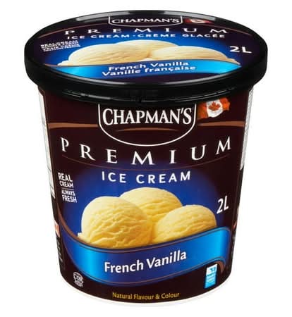 Chapman's Premium Ice Cream, French Vanilla (2 L)