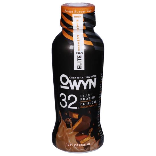 Owyn Pro Elite Plant Protein Shake (12 fl oz) (no nut butter cup)