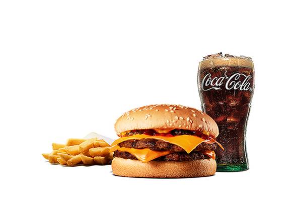 ダブルチーズ バーガーセット / Double  Cheeseburger Set