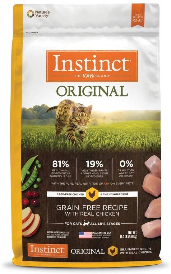 Nature's Variety Instinct Original Chicken Cat Kibble (5 lbs)