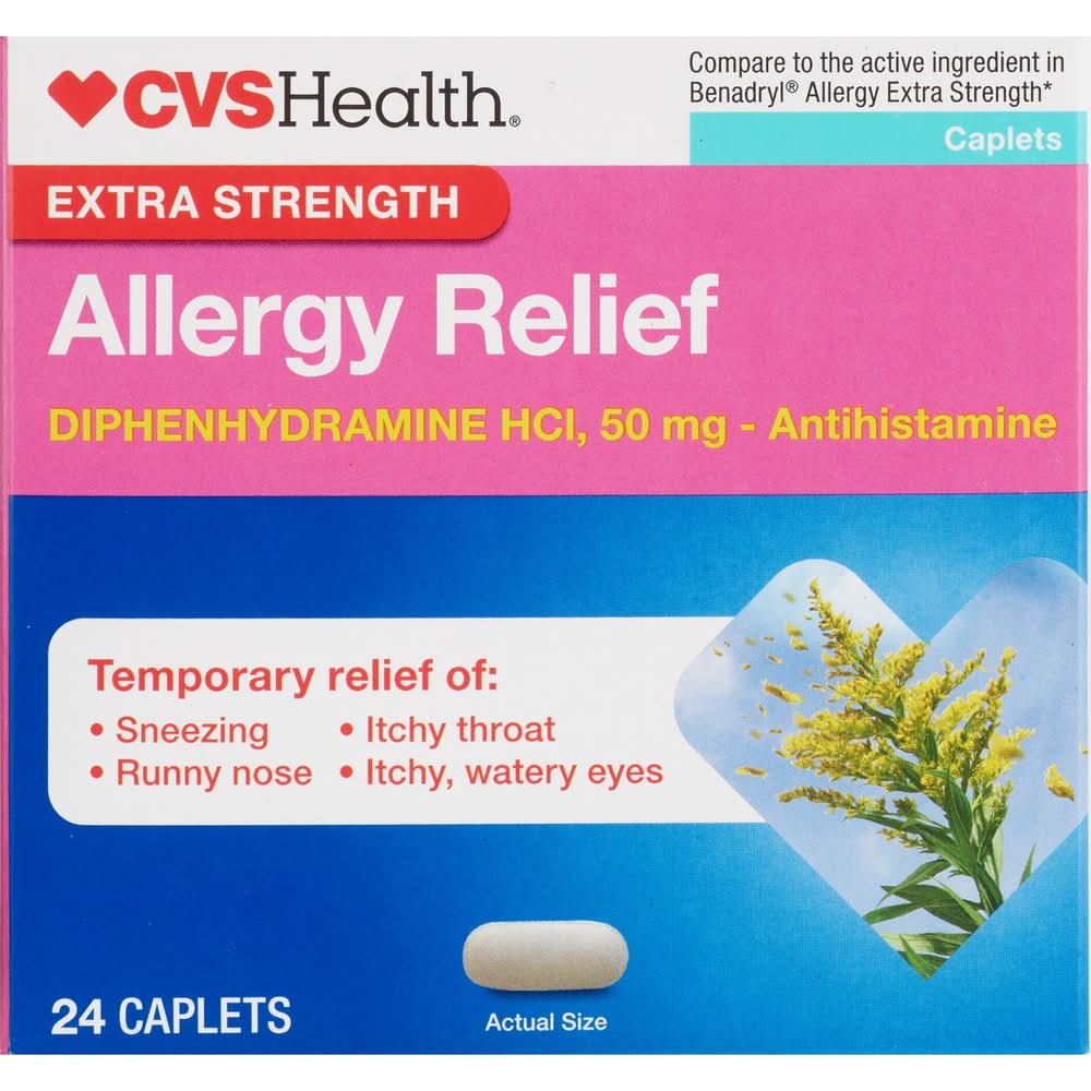 CVS Health Extra Strength Allergy Relief Tablets (24 ct)