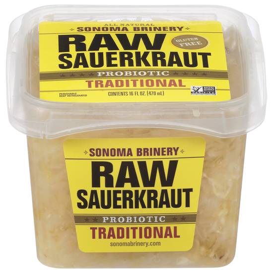 Sonoma Brinery Traditional Probiotic Raw Sauerkraut