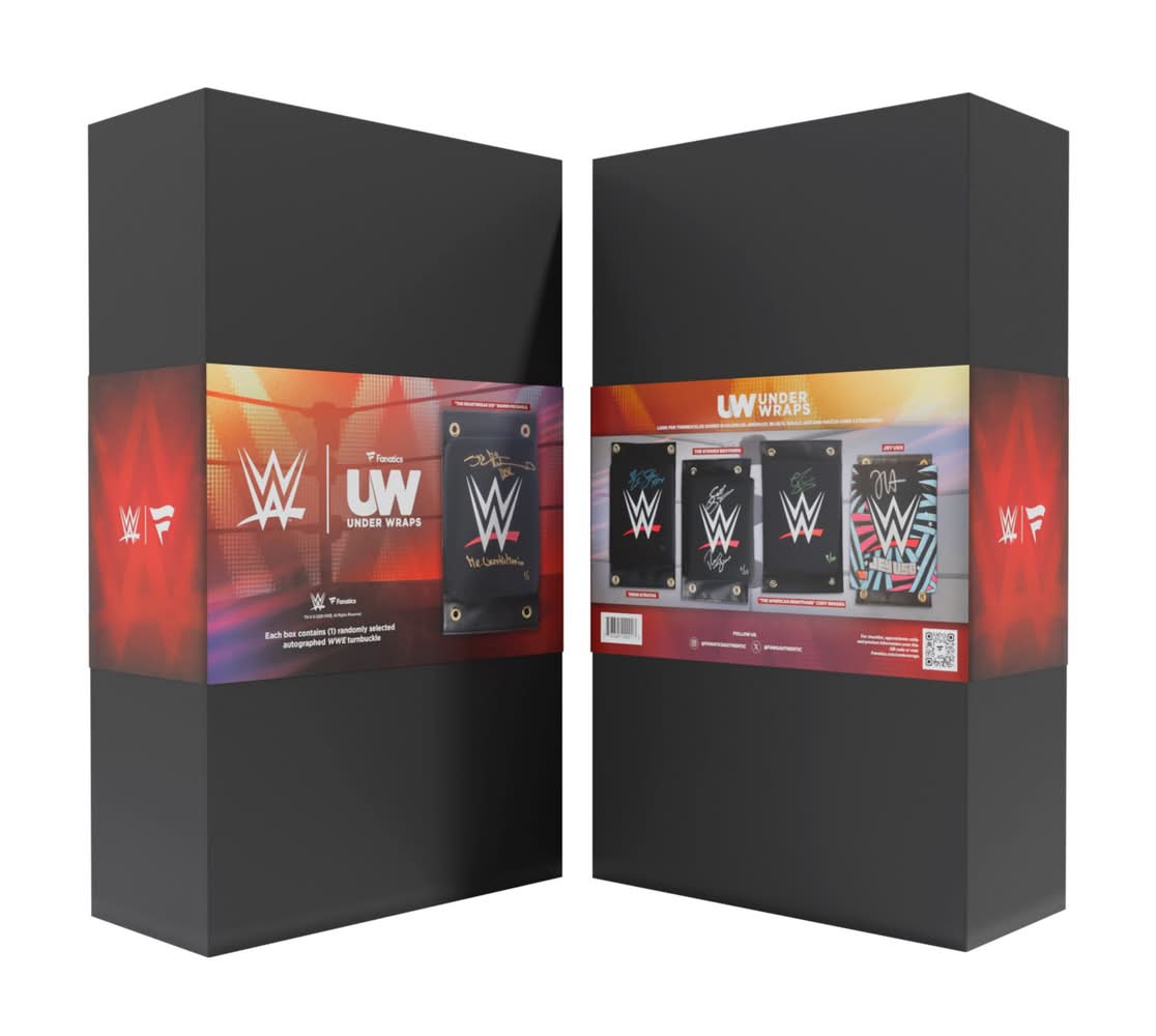WWE 2026 Under Wraps Autographed Turnbuckle Pads