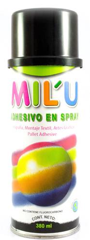 Milu · Pegamento en aerosol (380 g)
