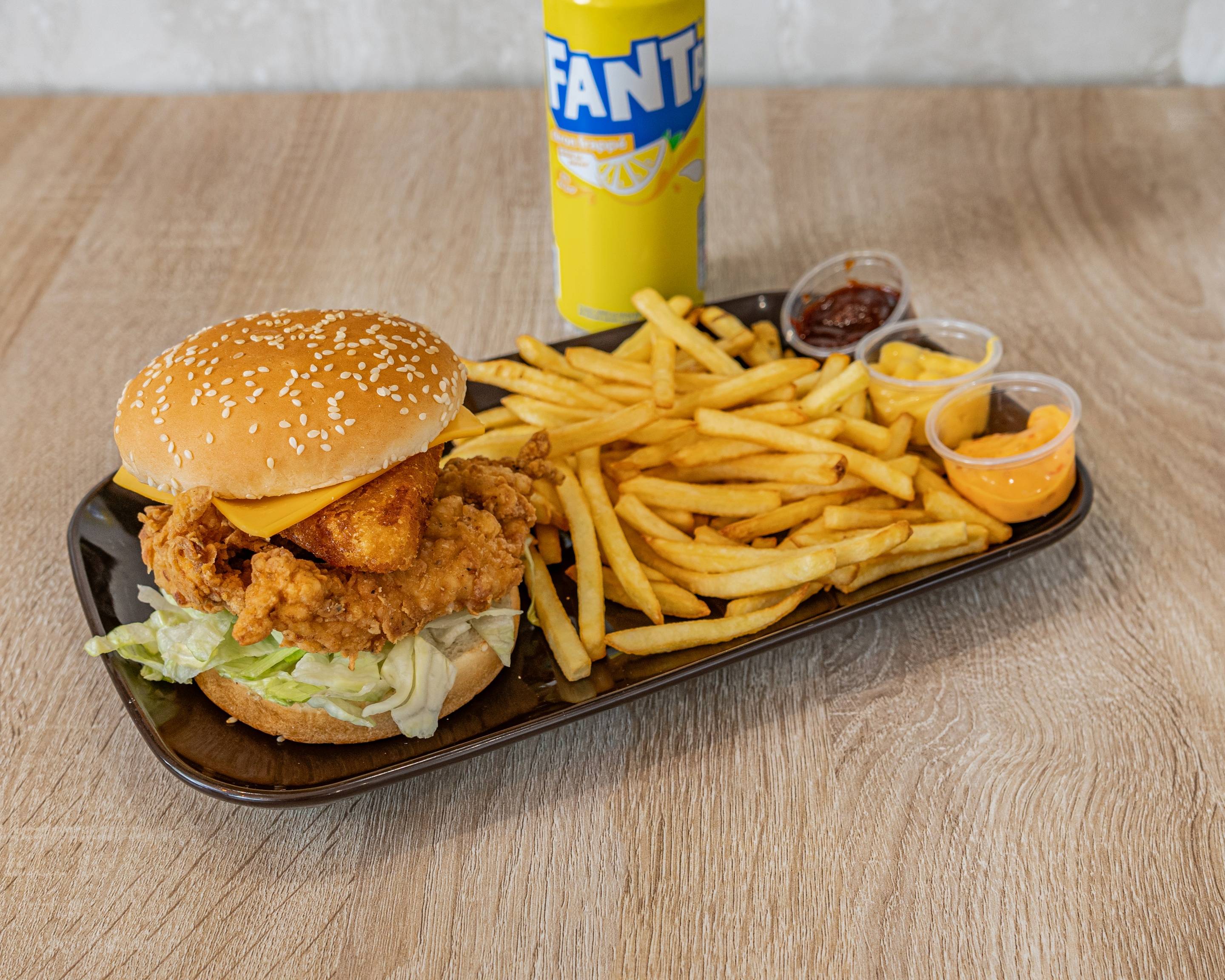 🍔 🥤Menu Steak Poulet Burger