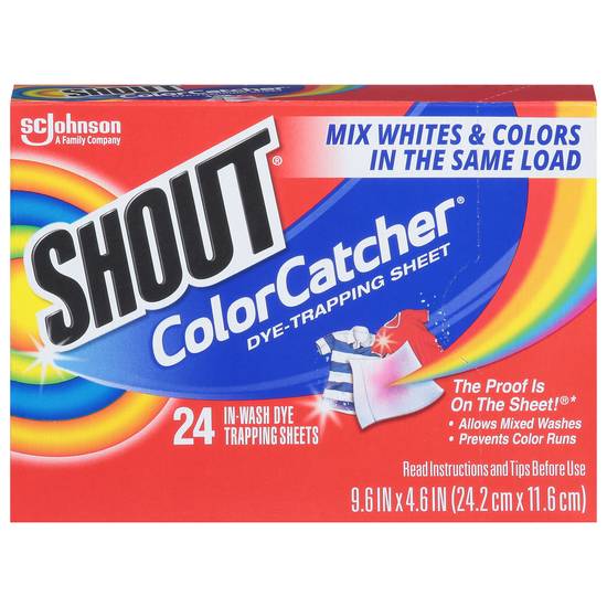 Shout Color Catcher Dye-Trapping Sheet ( 24 ct )