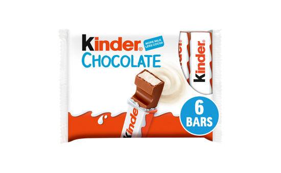 Kinder Medium Chocolate Bars 6 x 21g (126g)