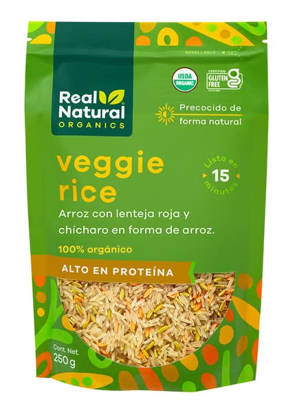Arroz Vegetales Organicos 250 Me