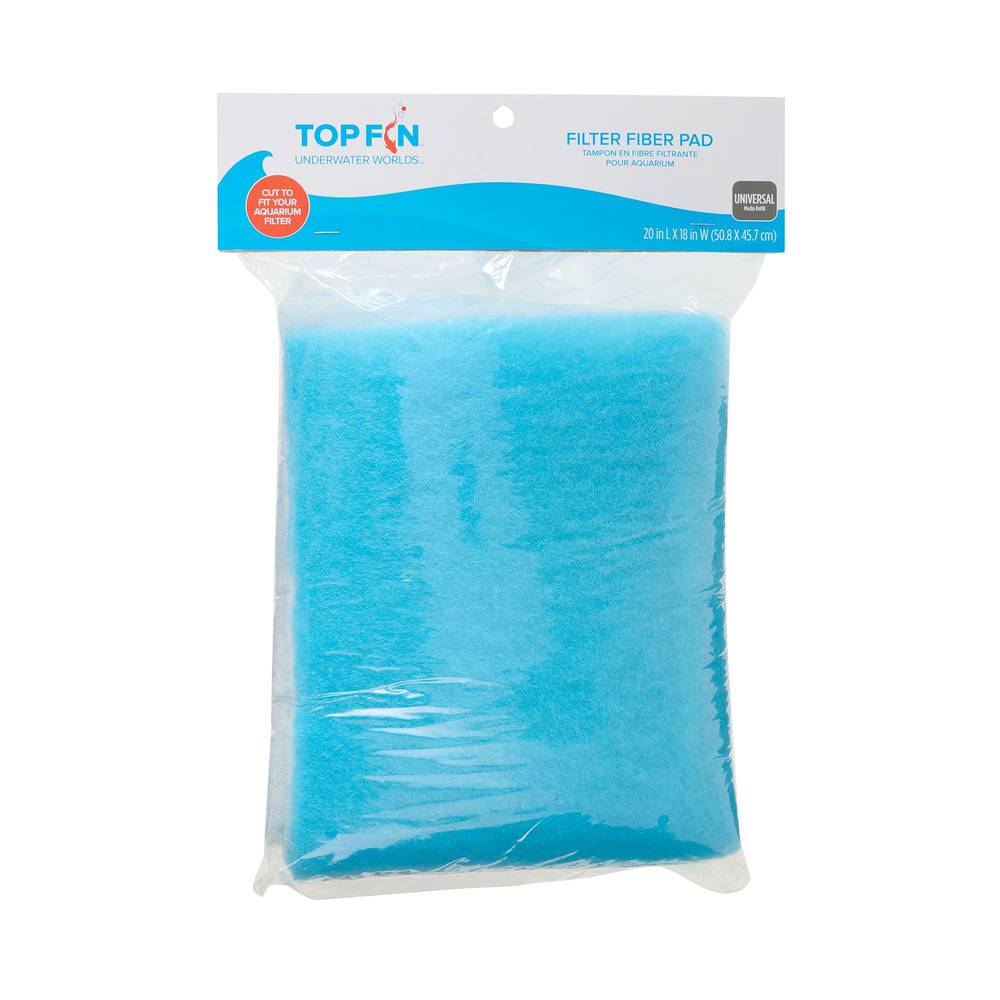 Top Fin Aquarium Filter Fiber Pad U-Media