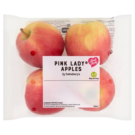 Sainsbury's Pink Lady Apples x4