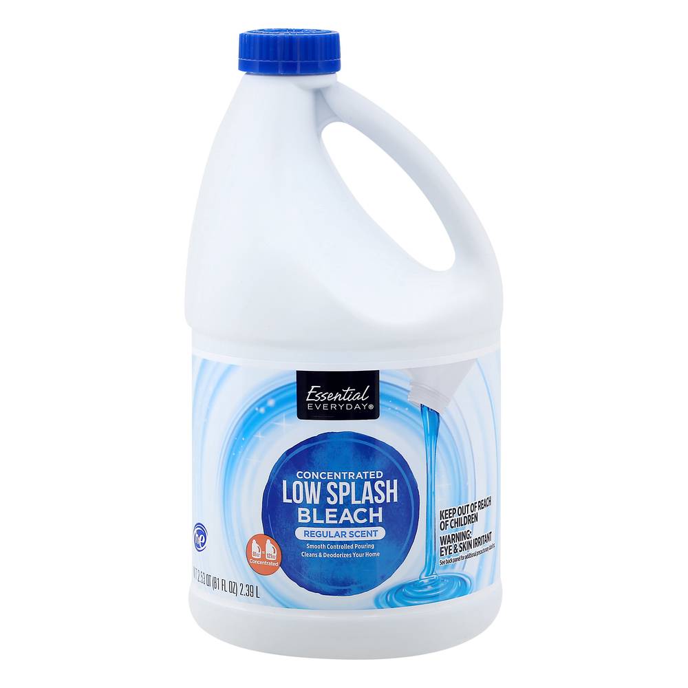 Essential Everyday Concentrated Low Splash Regular Scent Bleach (81 fl oz)