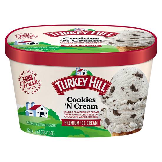 Turkey Hill Cookies 'N Cream Premium Ice Cream