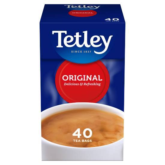 Tetley Original Black Tea Bags (40 pack)