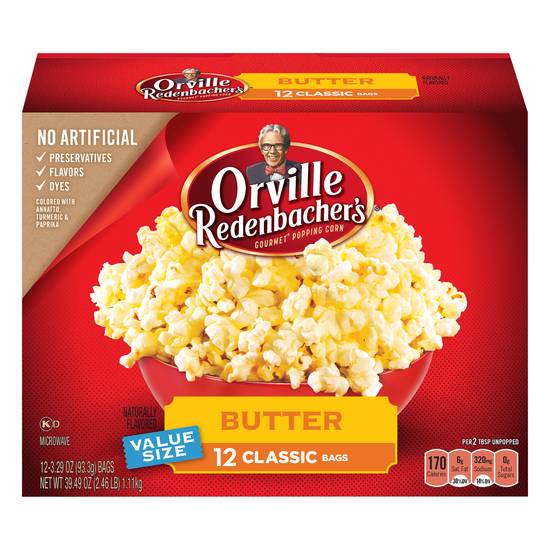 Orville Redenbacher's Value Size Butter Microwave Popcorn (12 ct)