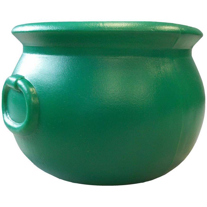 St. Patrick's Day Kelly Green Cauldron