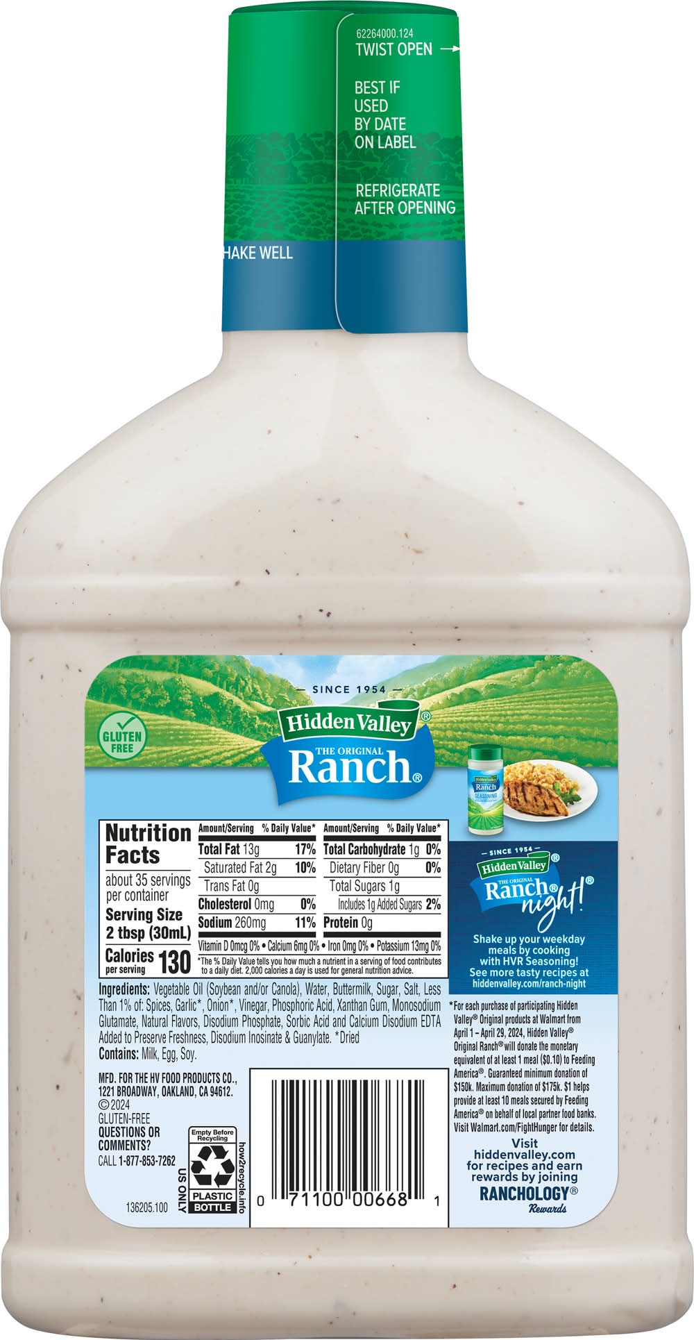 Hidden Valley Value Size Original Ranch Salad Dressing & Topping - Delivery in Under an Hour | Salad Dressing | Uber Eats Hidden Valley Value Size Original Ranch Salad Dressing & Topping - Delivery in Under an Hour | Salad Dressing | Uber Eats