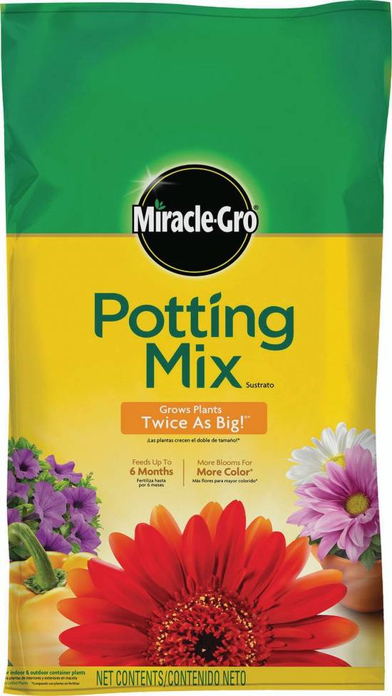 Miracle-Gro Potting Mix Grows Plants Twice As Big (28.3 L)