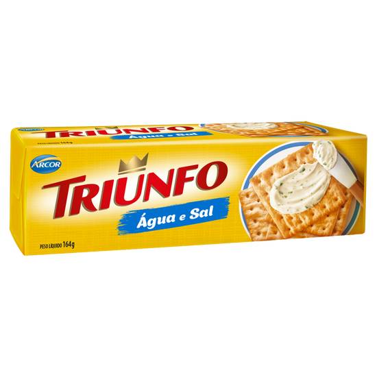 Arcor · Biscoito água e sal triunfo (164 g)