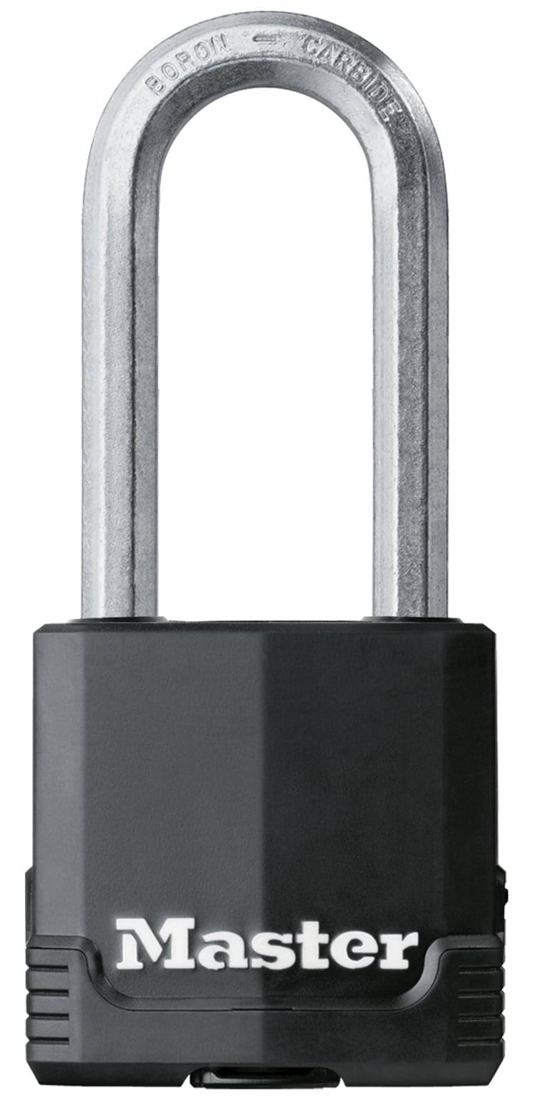 Master Lock Heavy Duty Outdoor Keyed Padlock, 2-1/8-in Wide x 2-1/2-in Shackle | M515XKADLJ