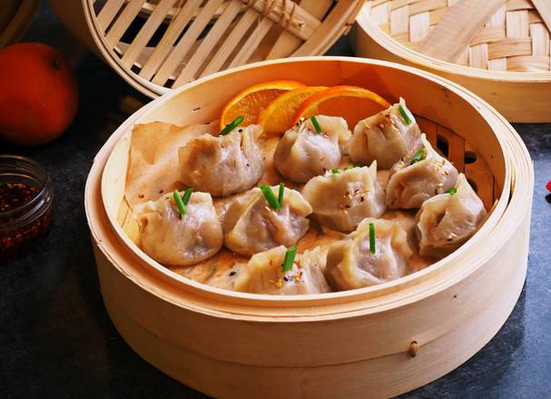 Jiaozi Kaczka z Pomarańczą