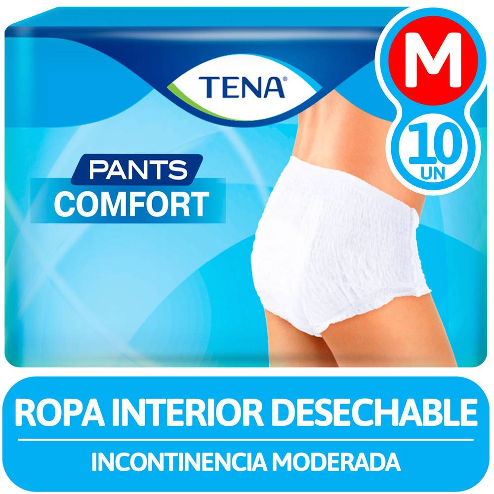 Tena · Pants confort ropa interior desechable para adultos - CH/M (10 un)