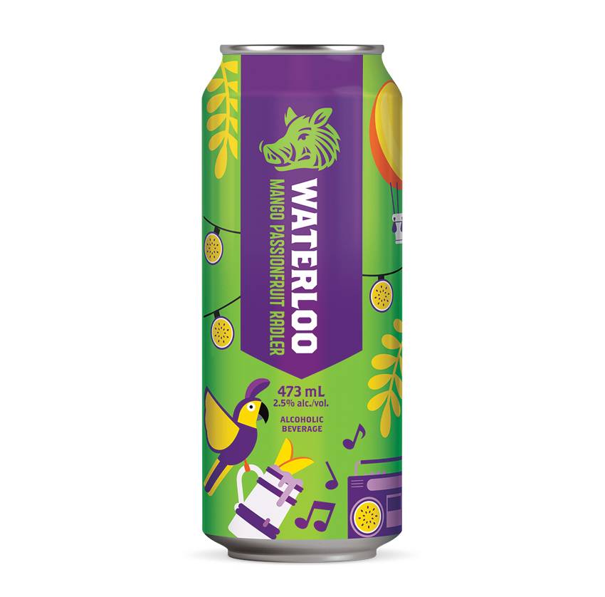 Waterloo Beer (473 mL) (Mango-Passionfruit-Radler)