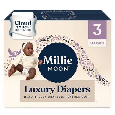 Millie Moon Mega Box Disposable Diapers (144 ct)