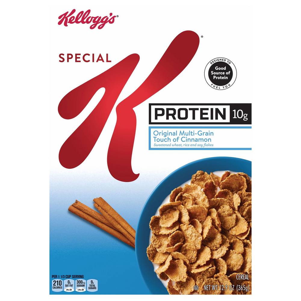 Special K Kellogg's Original Multi-Grain Cereal Protein Breakfast (cinnamon)