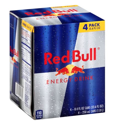 Red Bull Energy Drink, 4 Pack