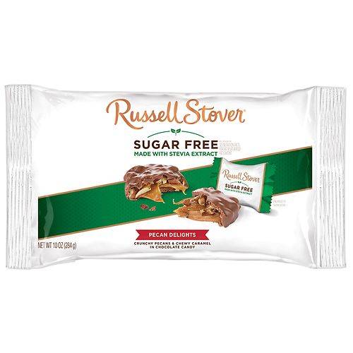 Russell Stover Sugar Free Bagged Chocolates Pecan Delight - 10.0 OZ