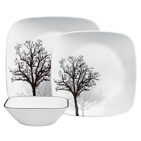 Corelle Studio Timber Shadows Dinnerware Set