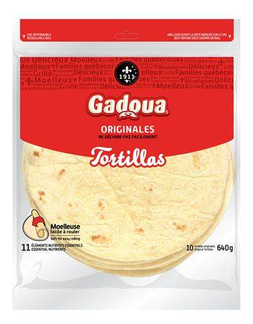 Gadoua tortillas grandes - gadoua original tortillas (640 g, 10 ct)