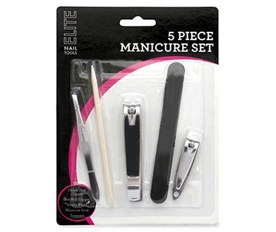 Elite Manicure Set (black-white)