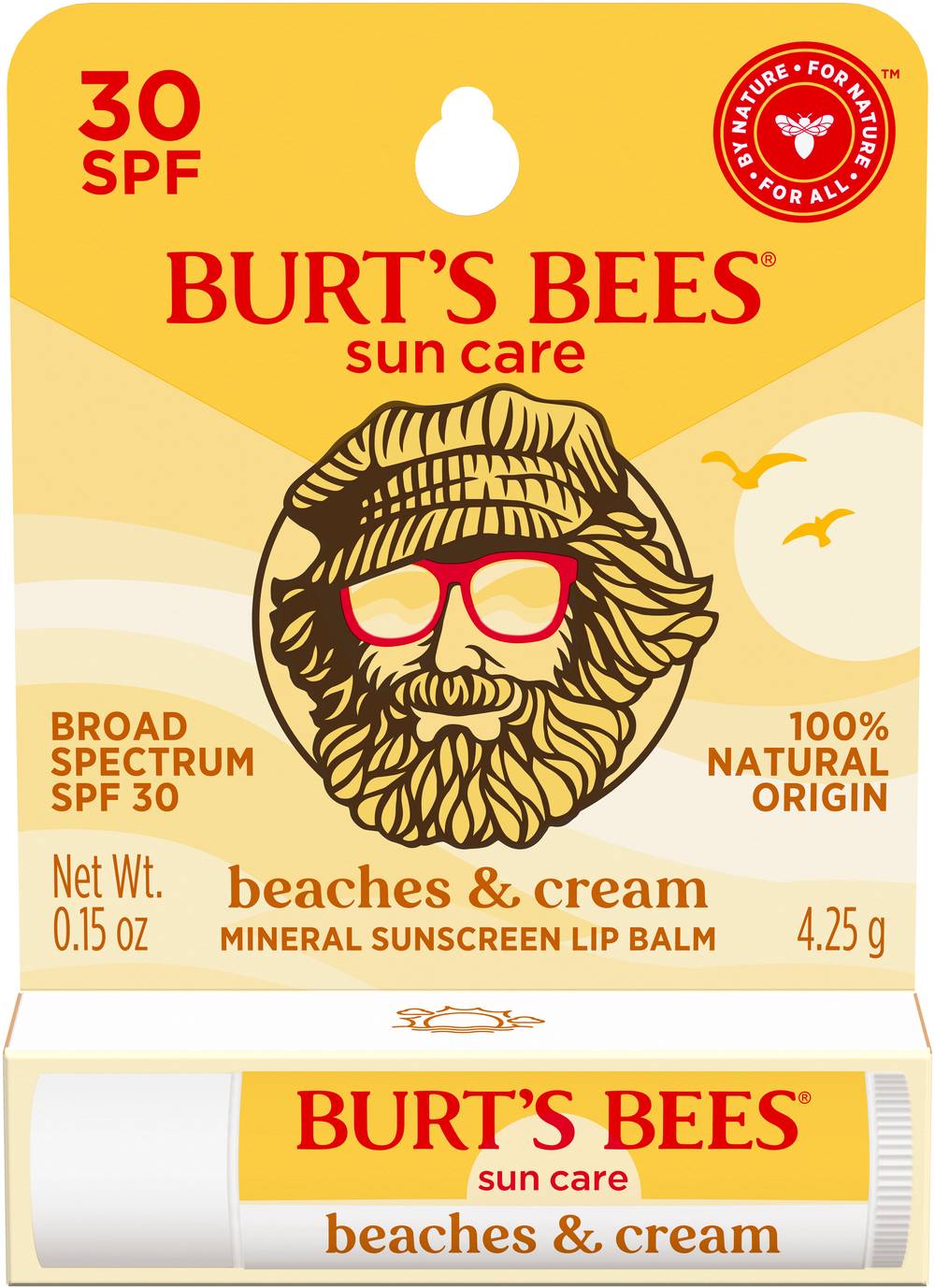 Burt's Bees Beaches and Cream Sun Care Natural Origin (0.15 oz)