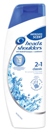 Head & Shoulders Classic Clean Anti-Dandruff 2in1 Shampoo & Conditioner (225ml)