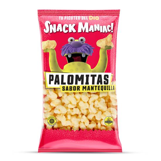 Palomitas sabor mantequilla Snack Maniac bolsa 80 g