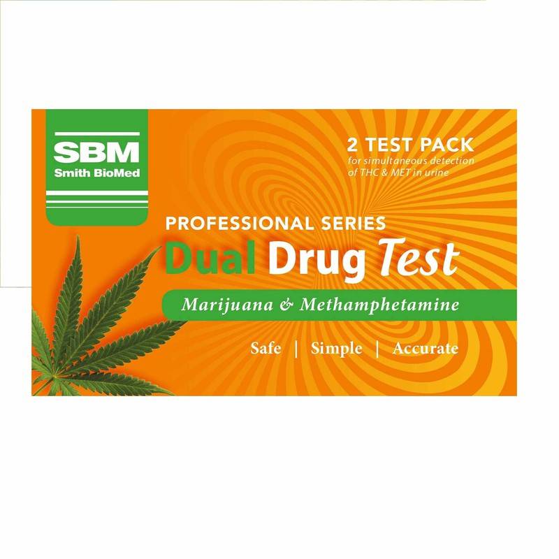 SBM Dual Drug Test (THC/MET) 2pk