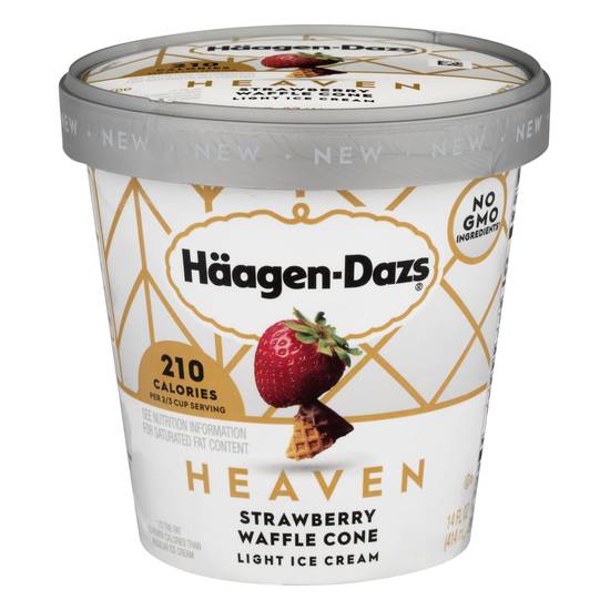 Häagen-Dazs Heaven Strawberry Waffle Cone Light Ice Cream