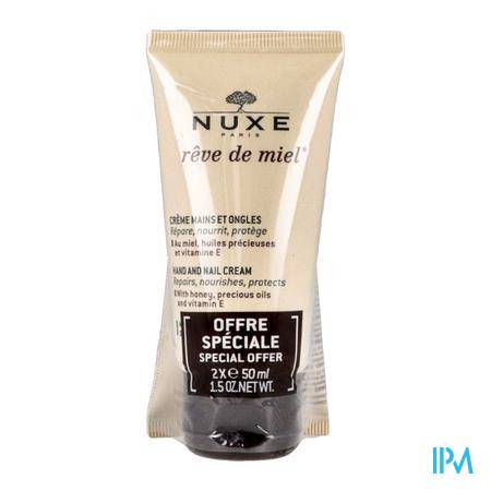 Nuxe Reve De Miel Creme Mains Ongles Tube 2x50ml Mains - Soins des mains et pieds