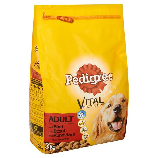 Pedigree Vital Protection Hondenvoeding Adult Droge Voeding met Rund 3 kg