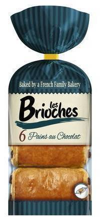 Les Brioches 6 Pains au Chocolat 270g