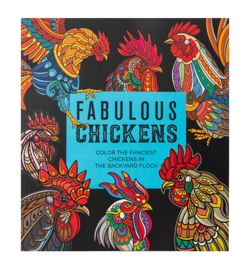 Fabulous Chickens Coloring Book